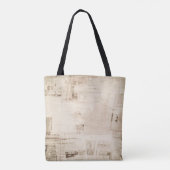 Oude grungy papieren textuur achtergrond. tote bag (Achterkant)