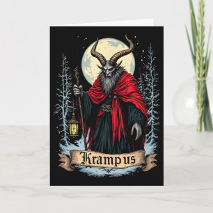 Oude Gruss Vom Krampus Kerstavond Stoute Kinderen Kaart