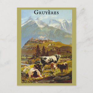 Oude Gruyères Zwitserland Zwitserse Reizen Briefkaart