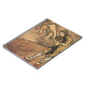 Oude Gulliver's Travels van Arthur Rackham Notitieboek (Linkerzijde)