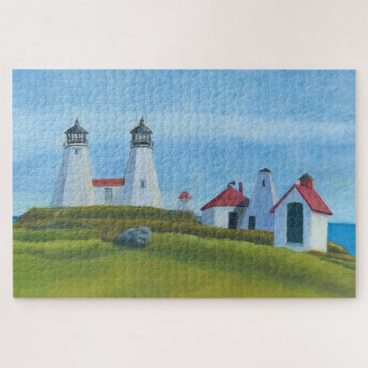 Oude Gurnet vuurtorens 1014pc puzzel (Horizontaal)