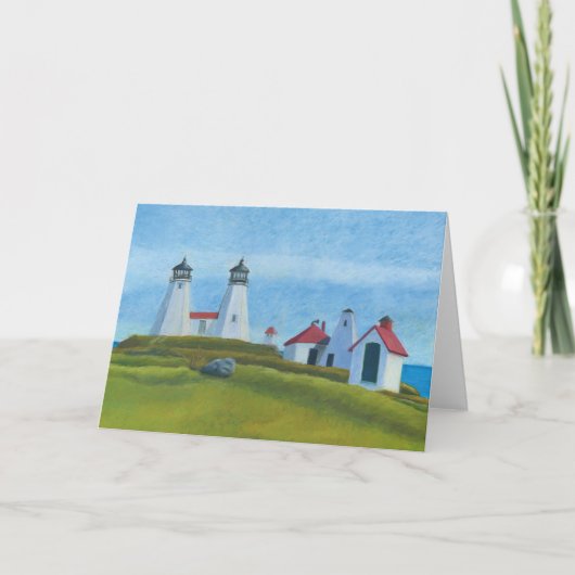 Oude Gurnet vuurtorens Bedankkaart (Voorkant)