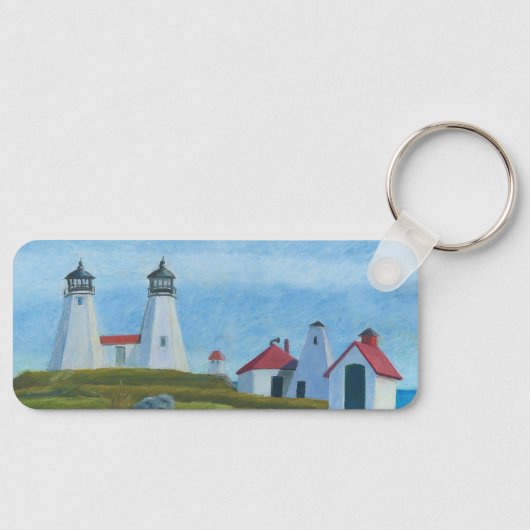 Oude Gurnet vuurtorens Sleutelhanger (Voorkant)