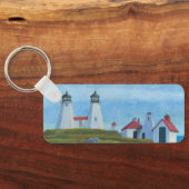 Oude Gurnet vuurtorens Sleutelhanger (Achterkant)
