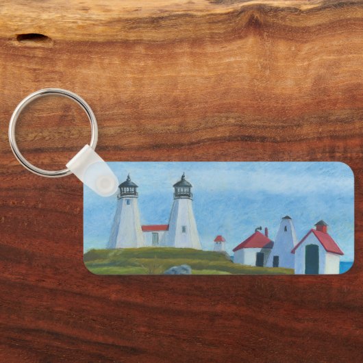 Oude Gurnet vuurtorens Sleutelhanger (Achterkant)