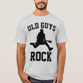 OUDE GUYS ROCK, Funny Mannen T-shirts (Voorkant)