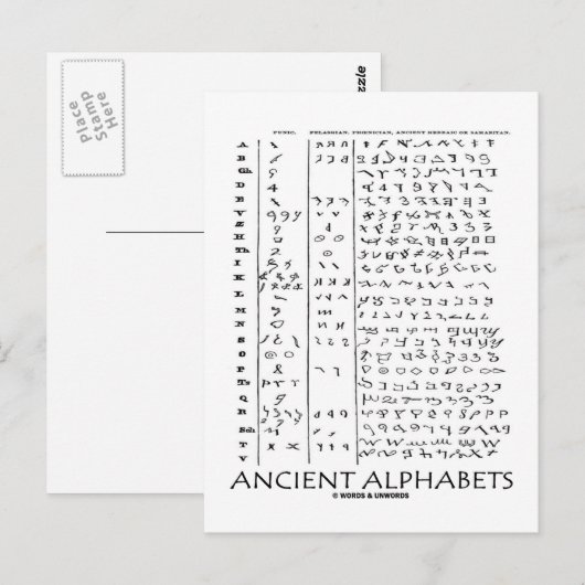 Oude habets briefkaart (Voorkant / Achterkant)