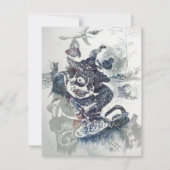 Oude hag heks die iets voor Halloween brouwt Notitiekaartje (Voorkant)