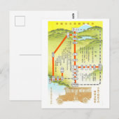 Oude Hakone-busroutes, Japan Briefkaart (Voorkant / Achterkant)