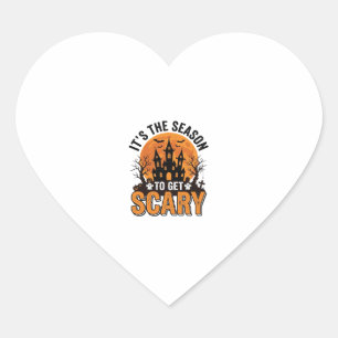 Oude Halloween Angstaanjagend Seizoen Geheime Kast Hart Sticker