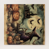 Oude Halloween Art Jigsaw Puzzel (Horizontaal)