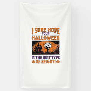 Oude Halloween Beste Soort Angst Ontwerp_1 Spandoek