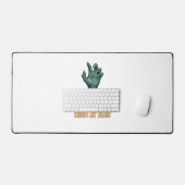 Oude Halloween Binnen Mijn Hart Monster Hand Ontwe Bureaumat (Keyboard & Muis)