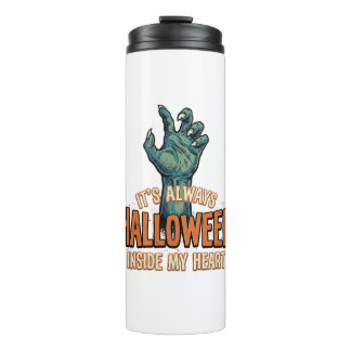 Oude Halloween Binnen Mijn Hart Monster Hand Ontwe Thermosbeker