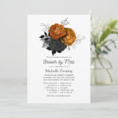 Oude Halloween Bloemrijke Shower per Post Kaart (Staand voorkant)