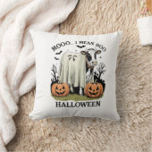 Oude Halloween boerderij koe Kussen (Deken)