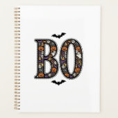 Oude Halloween Boo Doodle Vectorontwerp_1 Planner (Voorkant)