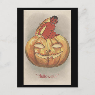 Oude Halloween Briefkaart