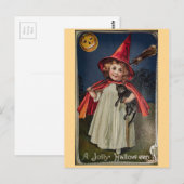 Oude Halloween Briefkaart (Voorkant / Achterkant)