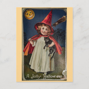 Oude Halloween Briefkaart