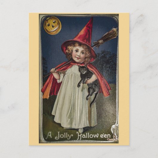 Oude Halloween Briefkaart (Voorkant)