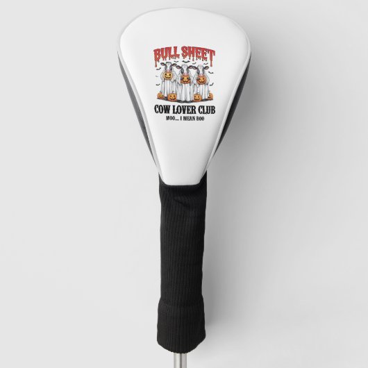 Oude Halloween Bull Sheet Golfheadcover (Voorkant)
