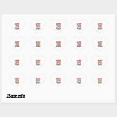 Oude Halloween Bull Sheet Hart Sticker (Vel)
