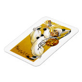 Oude Halloween-clown Magneet (Linkerzijde)