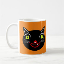 Oude Halloween decoratie Zwarte Kat I