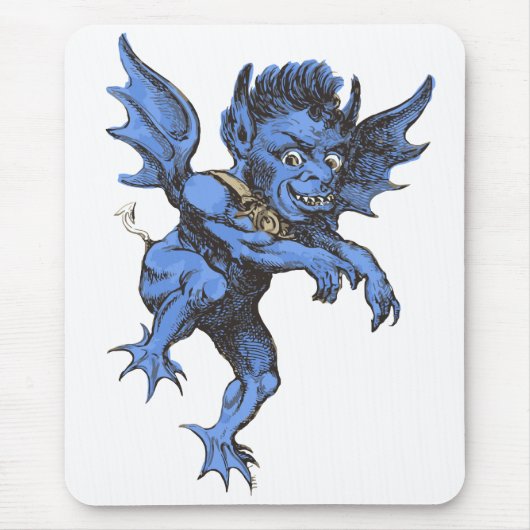 Oude Halloween, eng gargouille-demon Muismat (Voorkant)