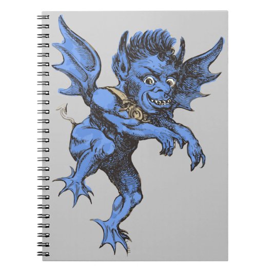Oude Halloween, eng gargouille-demon Notitieboek (Voorkant)