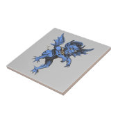 Oude Halloween, eng gargoyle-demon Tegeltje (Zijkant)