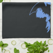 Oude Halloween, eng huis en heks Theedoek (Gevouwen)