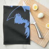 Oude Halloween, eng huis en heks Theedoek (Quarter Fold)