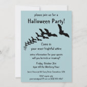 Oude Halloween, enge begraafplaats met graven Kaart (Achterkant)