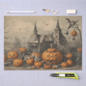 Oude Halloween Ephemera Tissuepapier (Craft)