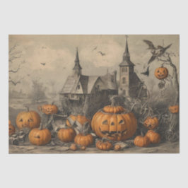 Oude Halloween Ephemera Tissuepapier