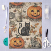 Oude Halloween Ephemera Tissuepapier (Craft)