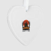 Oude Halloween-feesttijd Geest Pompoen Shirt_1 Ornament (voorkant)