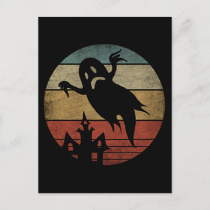 Oude Halloween Geest Briefkaart