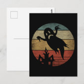 Oude Halloween Geest Briefkaart (Voorkant / Achterkant)