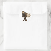 Oude Halloween Geest Camera Sticker – Griezelen (Tas)