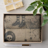 Oude Halloween Geest Decoupage Griezelen Gotisch Tissuepapier (Geschenk)