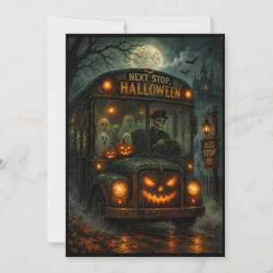 Oude Halloween Geesten Wenskaart Kaart