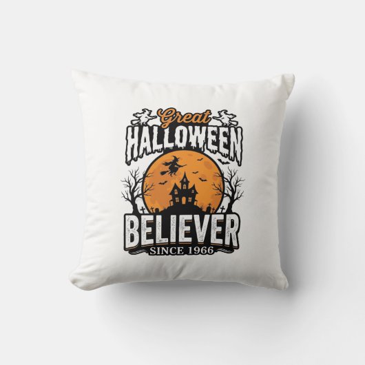 Oude Halloween-gelover sinds 1966 Grafiek_1 Kussen (Voorkant)