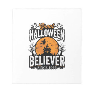 Oude Halloween-gelover sinds 1966 Grafisch_1 Notitieblok