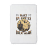 Oude Halloween Geweldig Weer Spokenhuis Ontwerp Badmat (Voorkant Verticaal)
