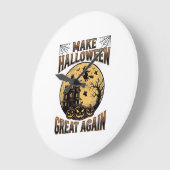 Oude Halloween Geweldig Weer Spokenhuis Ontwerp Grote Klok (Hoek)