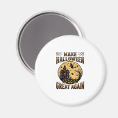 Oude Halloween Geweldig Weer Spokenhuis Ontwerp Magneet (Voorkant / Achterkant)