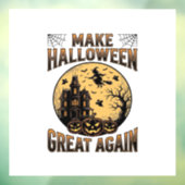 Oude Halloween Geweldig Weer Spokenhuis Ontwerp Raamsticker (Vel 3)